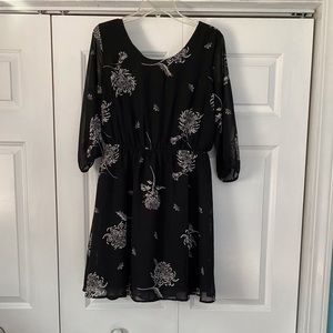 Maurices Floral Chiffon dress. Size - Large